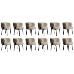 Gianni Moscatelli Dining Chairs for Formanova, 1968, Set of 12