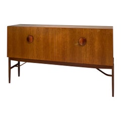 Model 4060 Teak High Sideboard Designed by Danish Ib Kofod Larsen for G-Plan