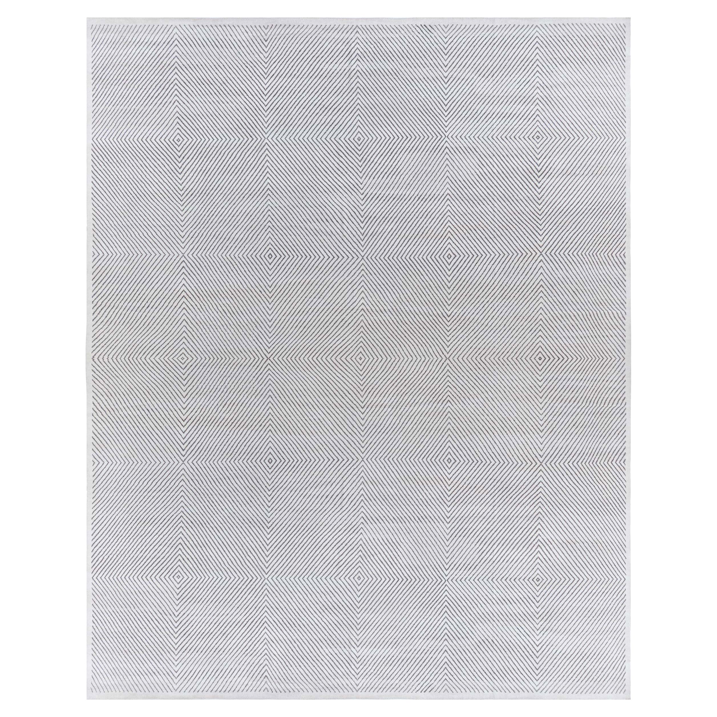 Contemporary Hand Knotted Wool Rug by Doris Leslie Blau