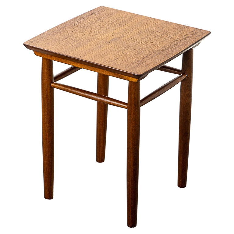 Danish Modern Teak Side Table For Sale at 1stDibs