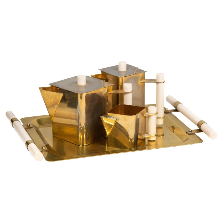 Carole Stupell Four-piece Mid-Century Modern Coffee and Tea Service ...