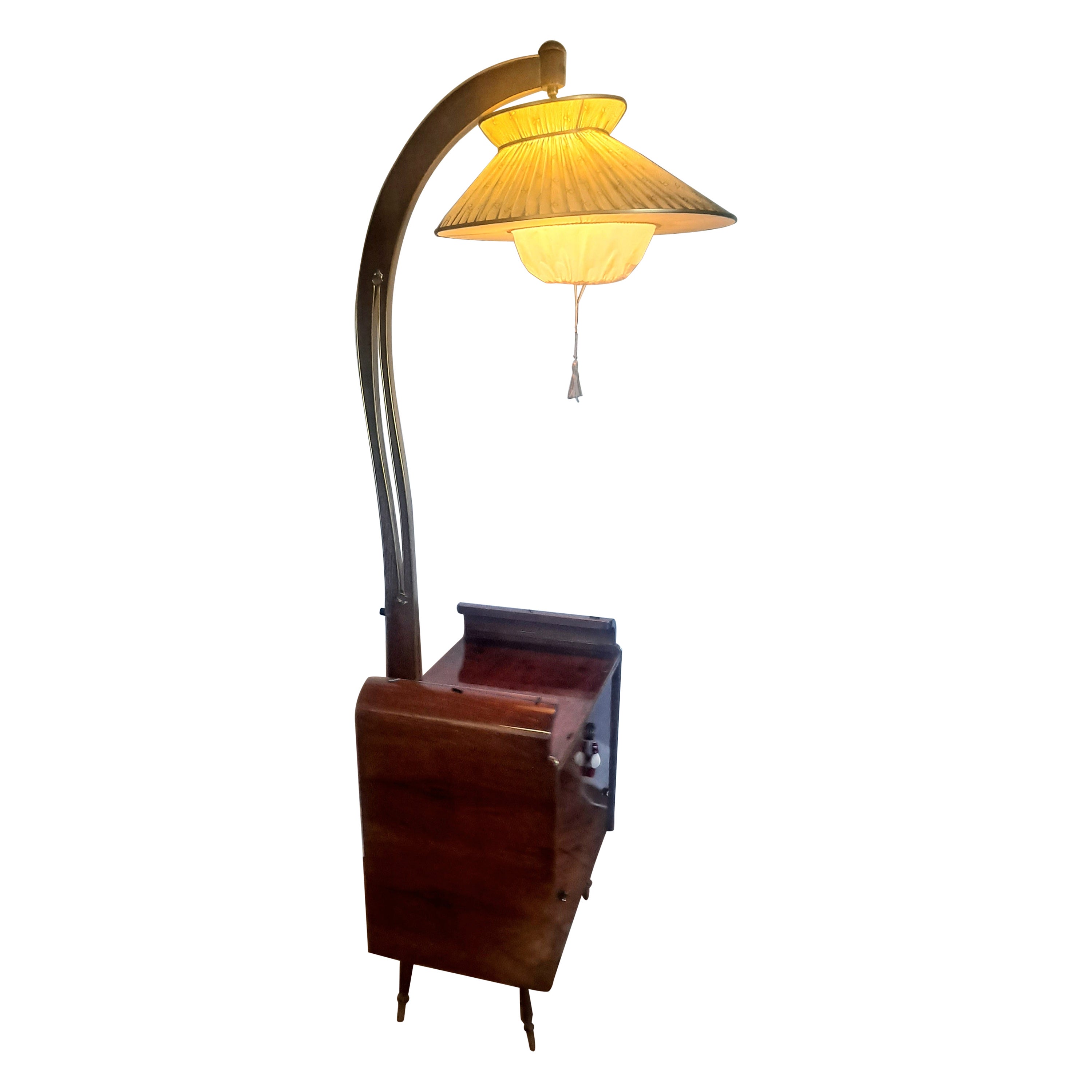 Italian Dry Bar -Floor Lamp  For Sale
