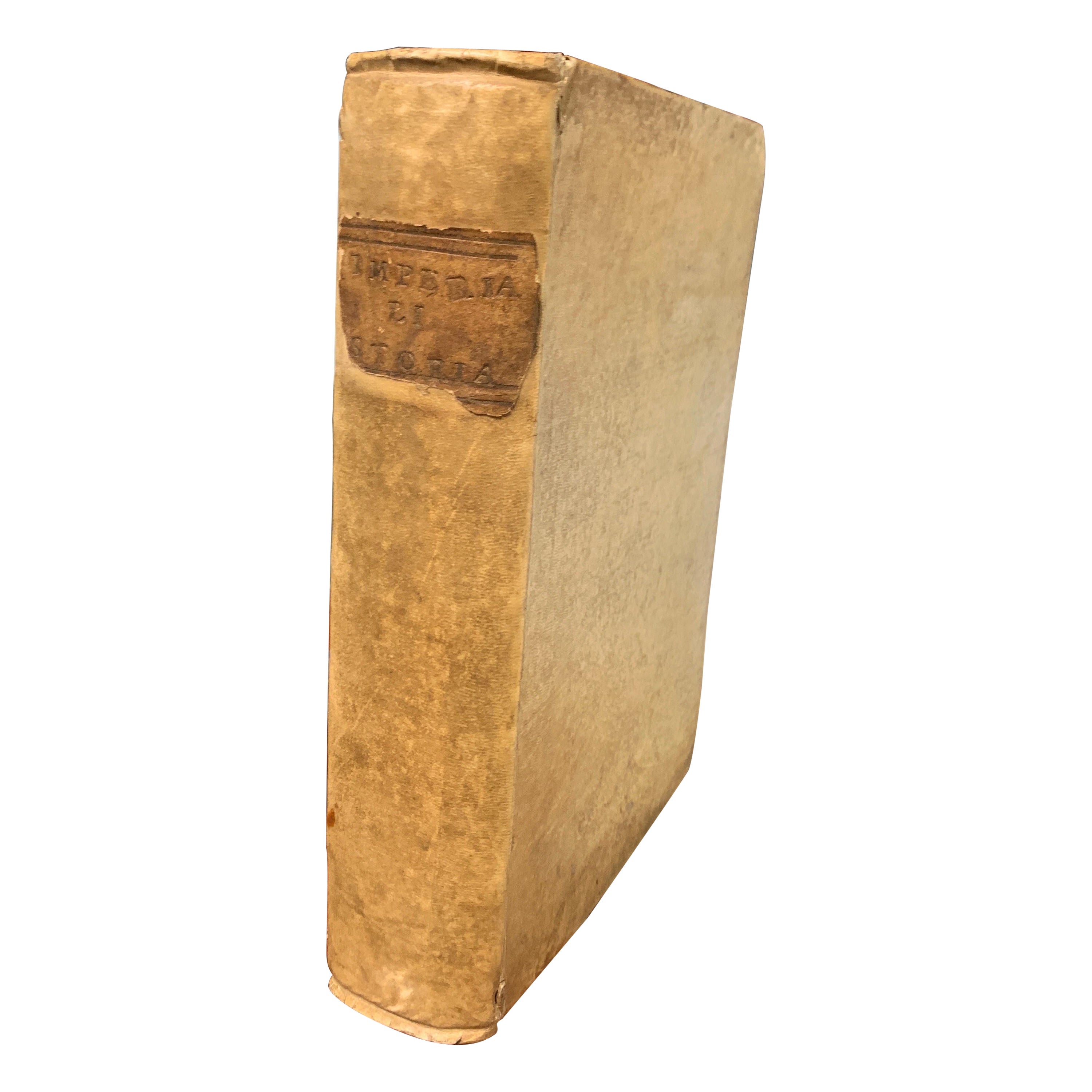 Italian Rare Edition of Historia Dell'Armi Imperiali from Venice 1687 For Sale