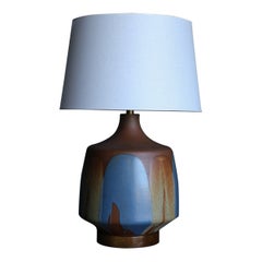 Grande lampe en cramique  Glaze  de David Cressey, vers 1970