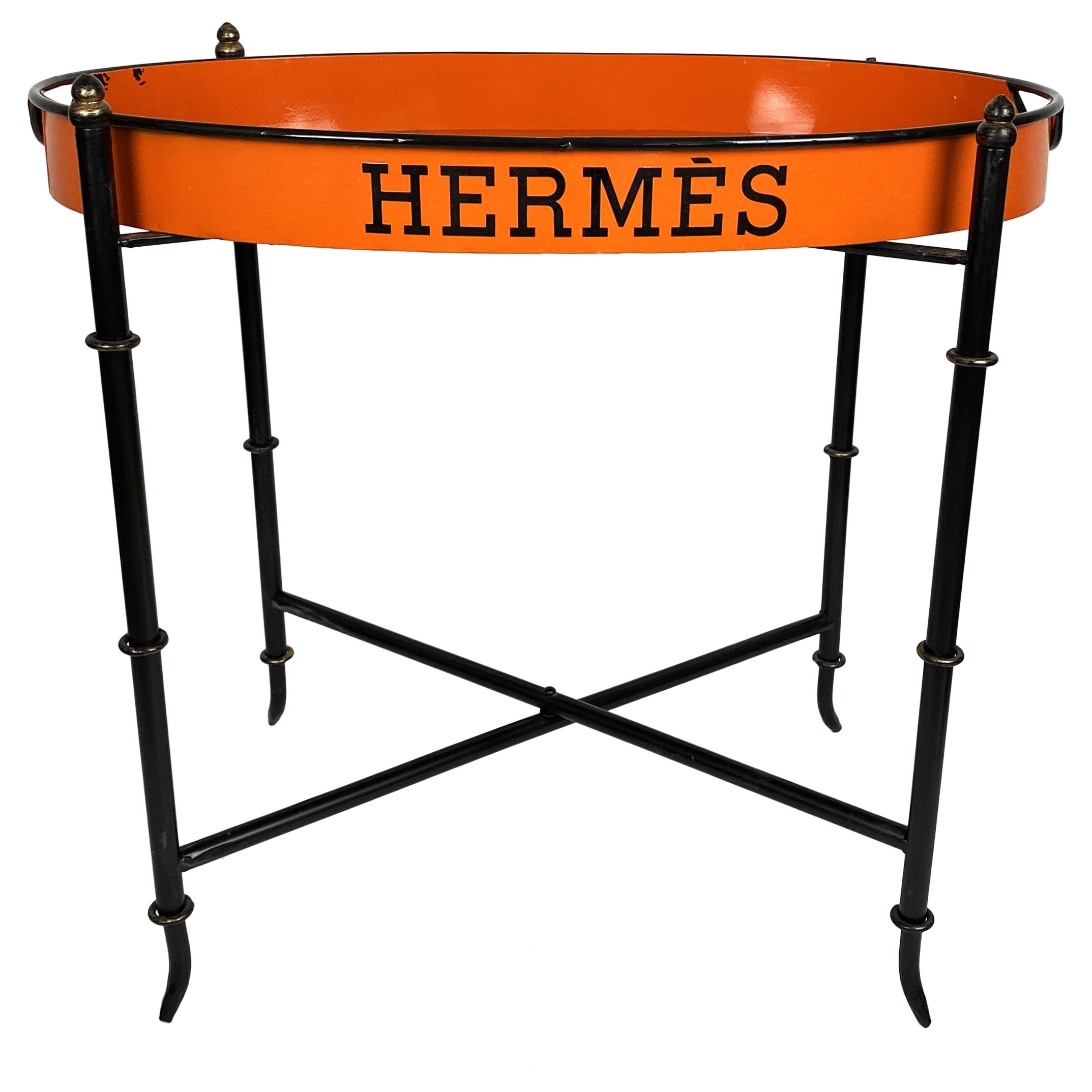 Hermes Tole Tray Table