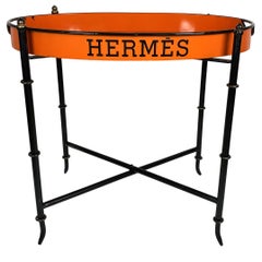 Hermes Tole Tray Table