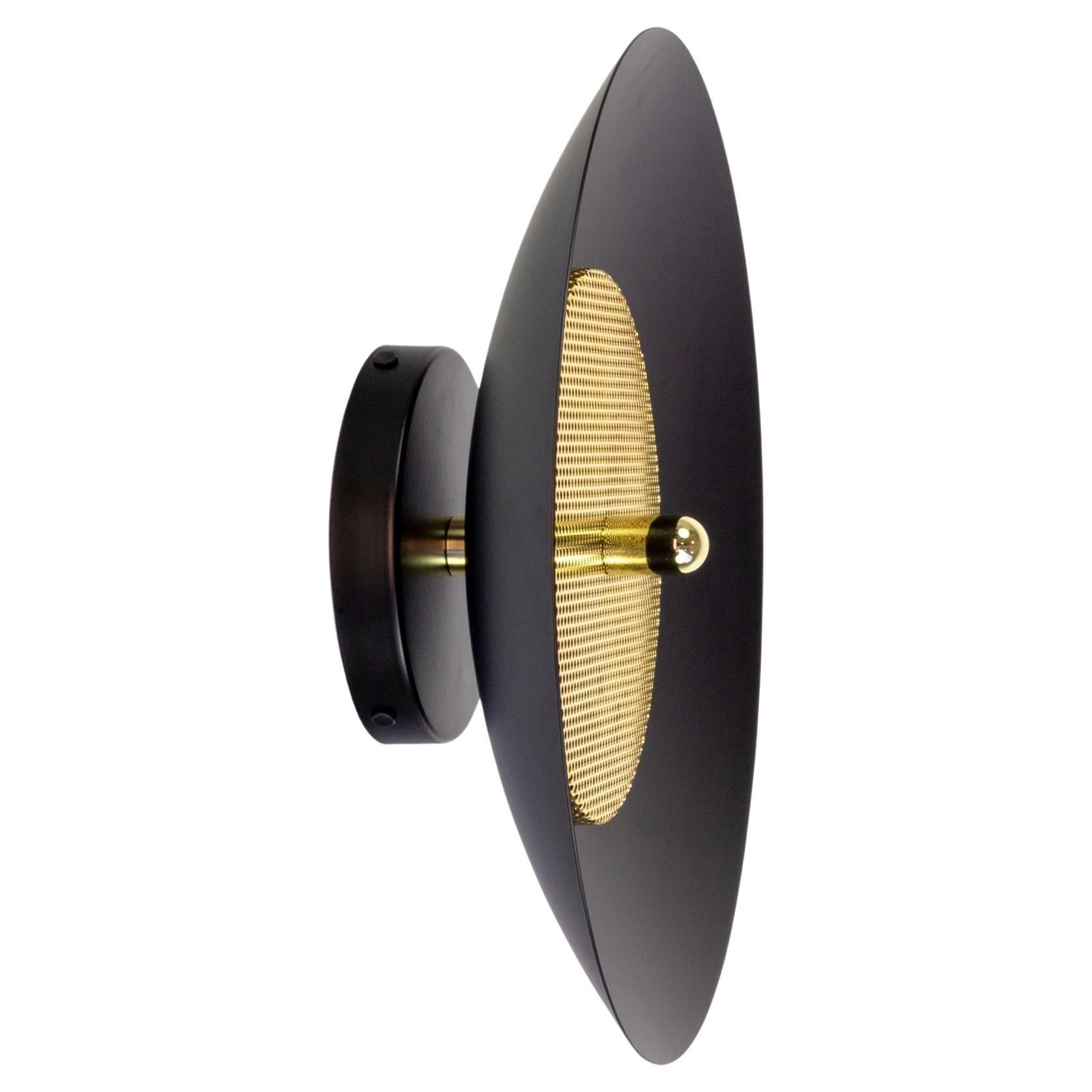 Signal Sconce from Souda, Black and Brass, in Stock