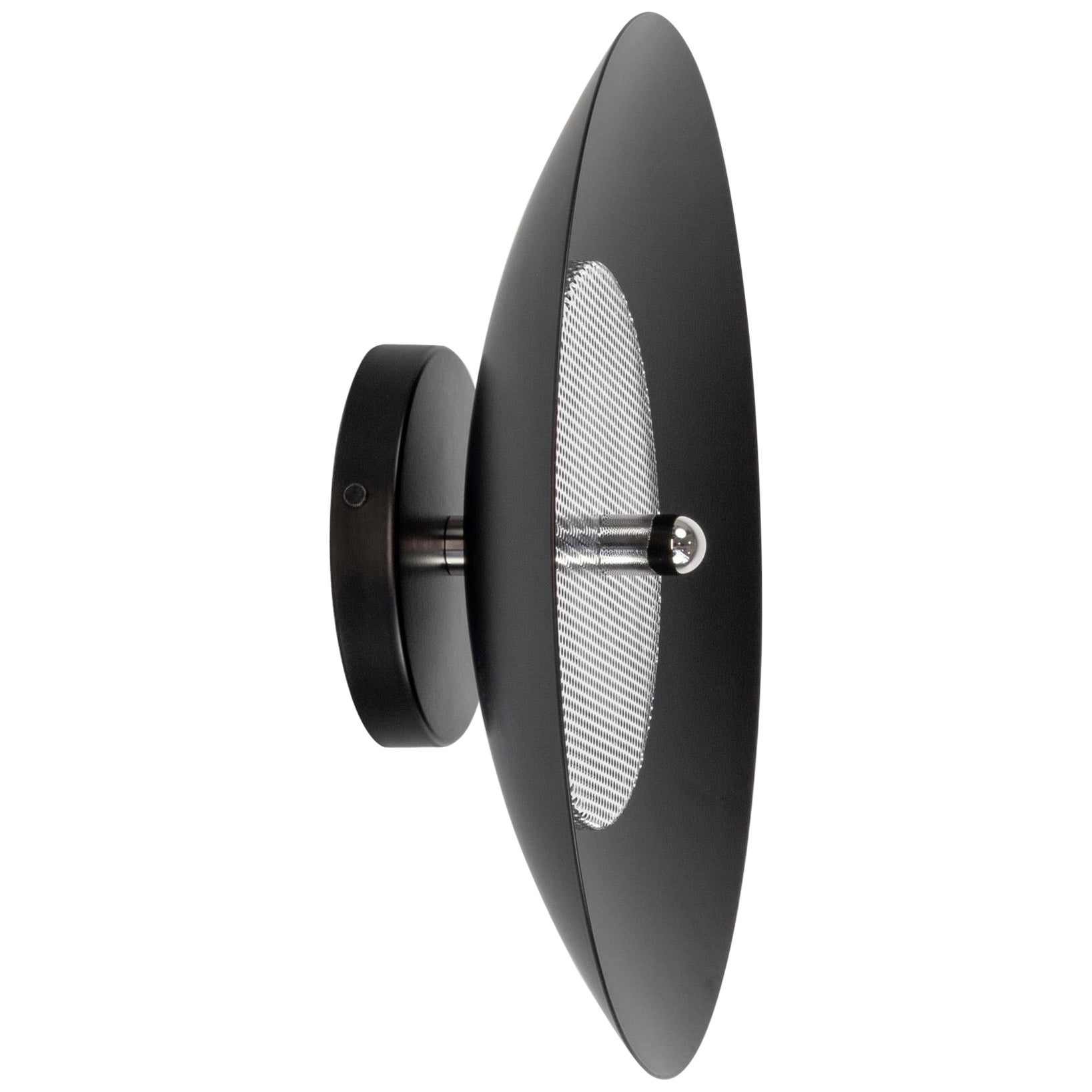 Signal Sconce from Souda, Black and Nickel, in Stock For Sale