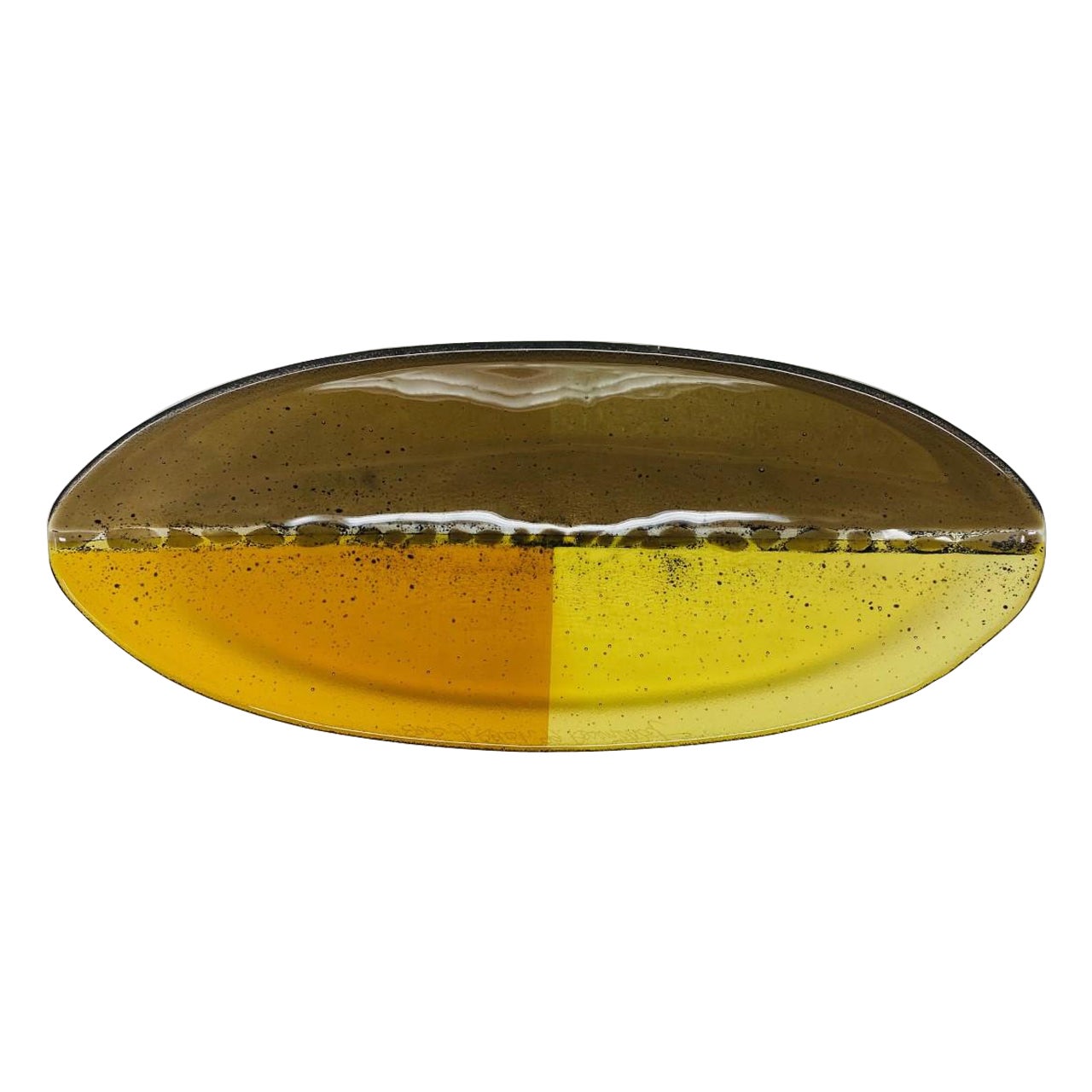 Post Modern Rosenthal Art Glass Bowl by Eric J Roush