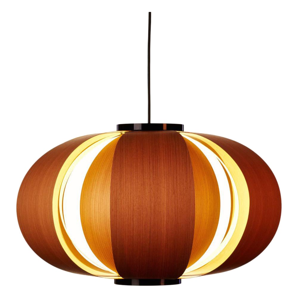 Coderch Large Disa Wood Hanging Lamp by Tunds