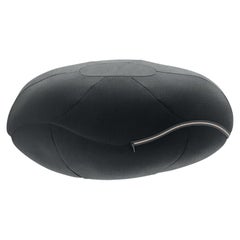 Slate Stone Black Large Floor Cushion, for Kid's Playroom or Pet's Comfort
