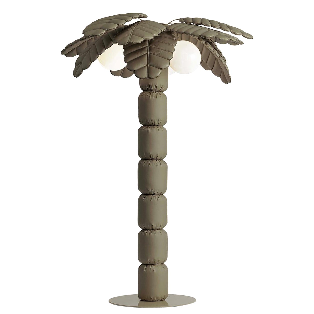 Palm Beach Padded Floor Light Dark Taupe, Pet Therapy by Atelier Biagetti