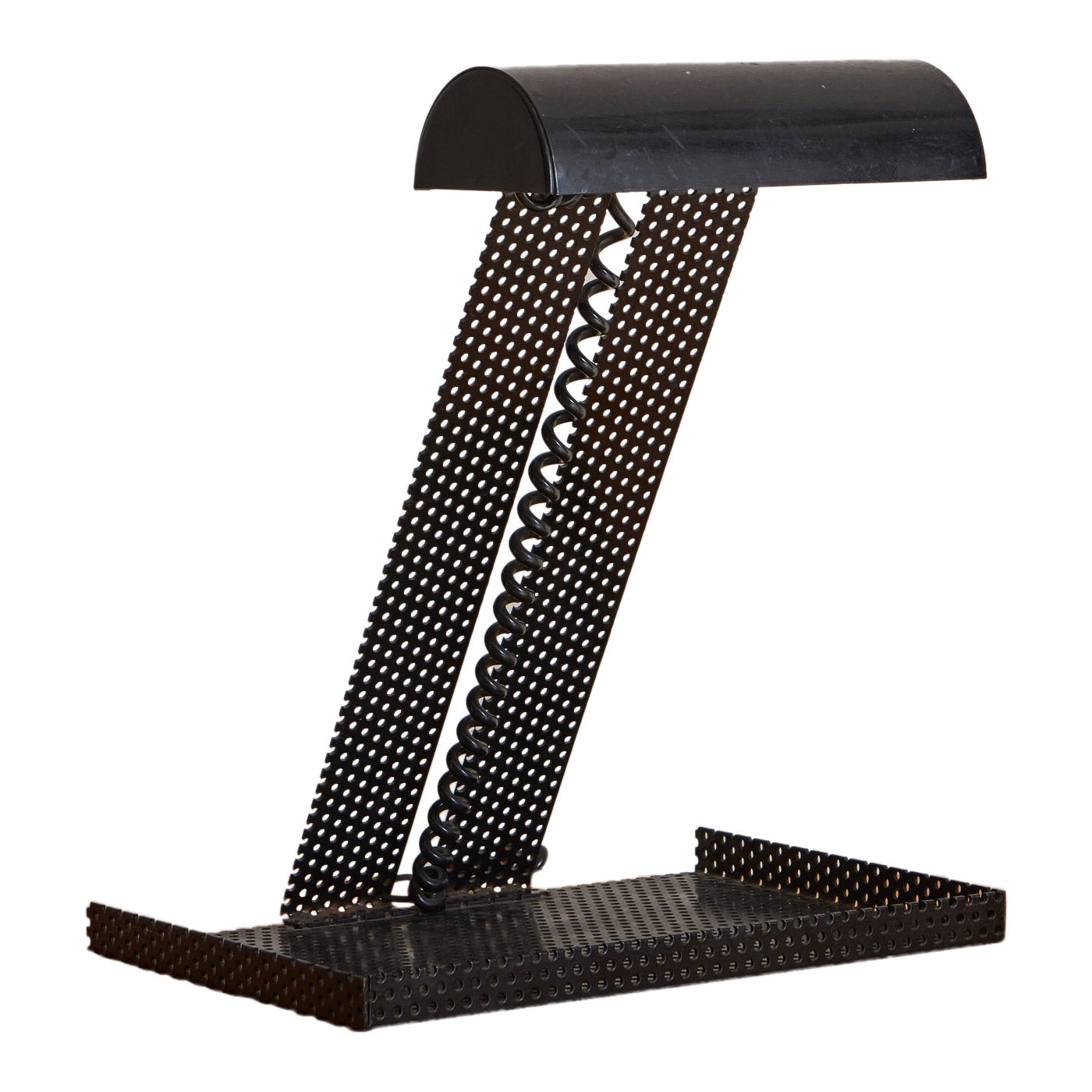 Perforated Metal Table Lamp, France 20th Century 