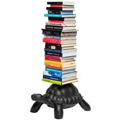 Black Turtle Bookcase, Designed by Marcantonio, Made in Italy