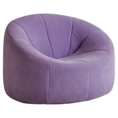 Chaise Pumpkin violette de Pierre Paulin pour Alpha, France, années 1970