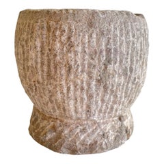 Vintage Stone Mortar Bowl