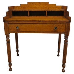 19th Century American Birdseye Maple Desk