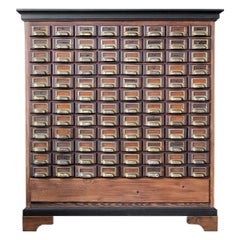 Wood Apothecary Cabinets
