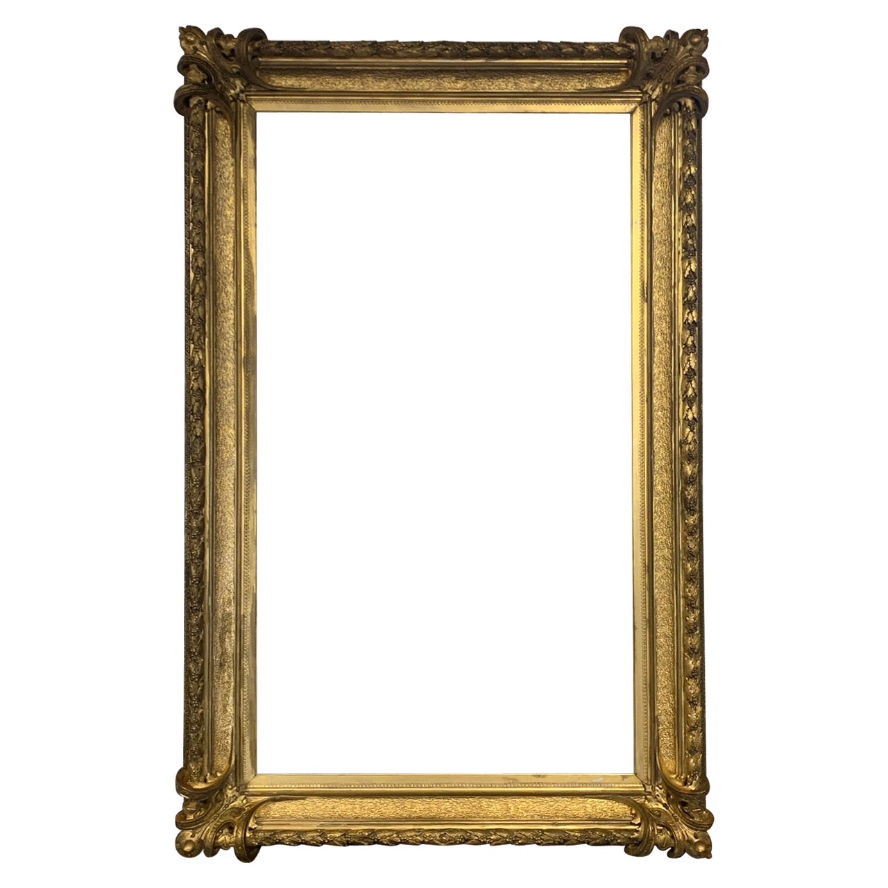 Huge 19th Century Gilded Frame For Sale