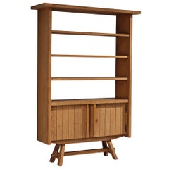 French Bookcase in Solid Oak 