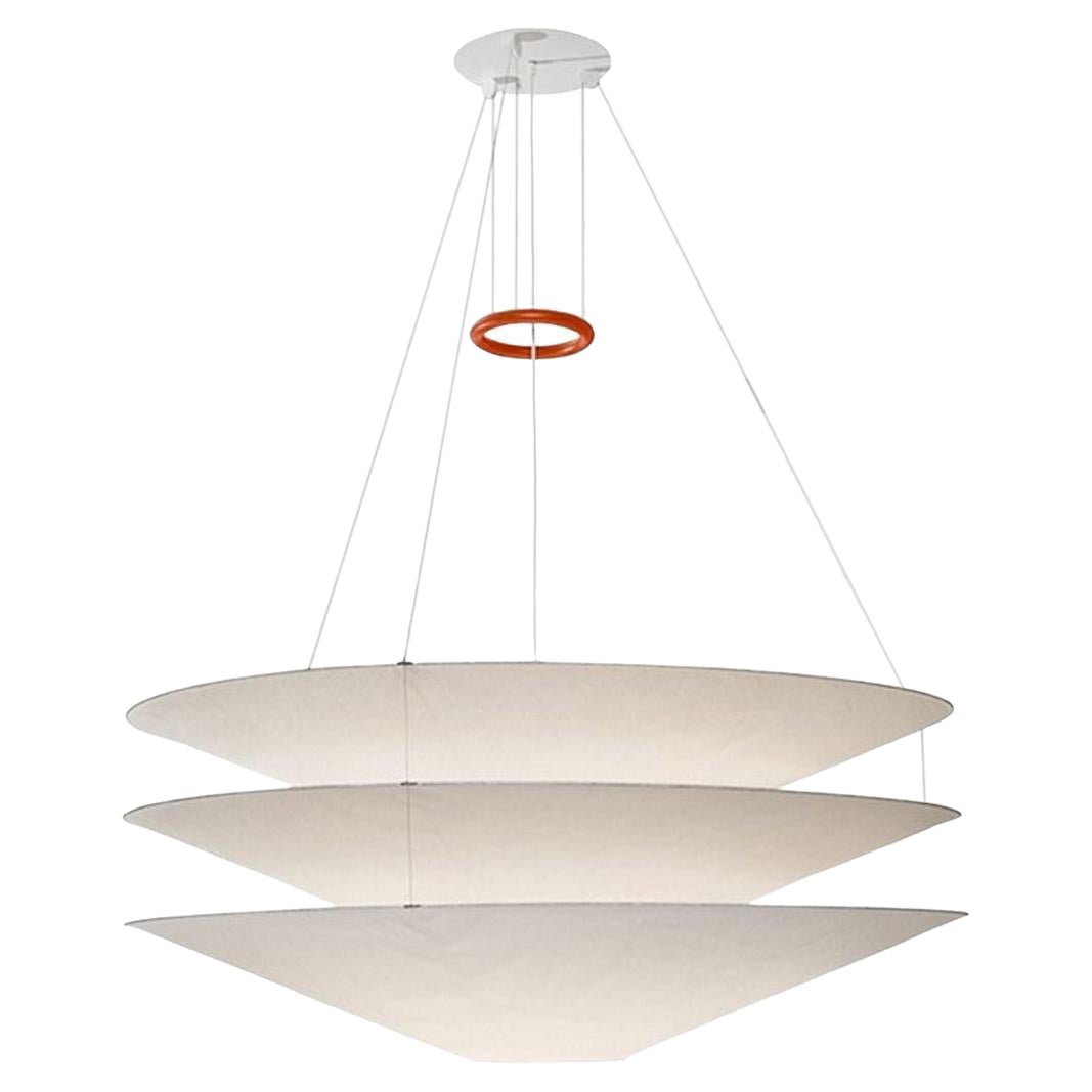 Large 'Floatation' Japanese Paper Suspension Lamp for Ingo Maurer