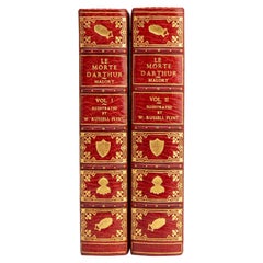 4 Volumes, Sir Thomas Malory, Knt., Le Morte D'Arthur