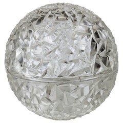 Elegant Faceted Crystal Globe Lamp