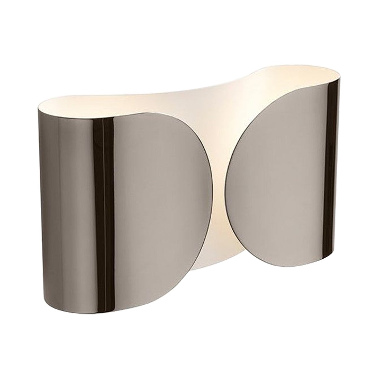 Flos Foglio - Wall Sconce in Black Nickel by Tobia Scarpa For Sale