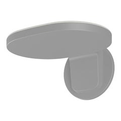 Flos Oplight W1 Small Wall Sconce in Textured Metallic Grey by Jasper Morrison