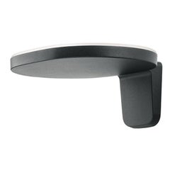 Flos Oplight W2 Large Wall Sconce in Textured Anthracite by Jasper Morrison