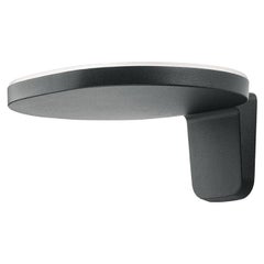 Grande applique murale Flos Oplight W2 en anthracite texturé de Jasper Morrison
