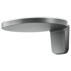 Grande applique murale Flos Oplight W2 en gris mtallique textur de Jasper Morrison