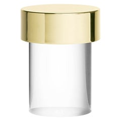 Lampe de bureau d'intrieur flottante rechargeable en laiton avec base transparente, dernire commande