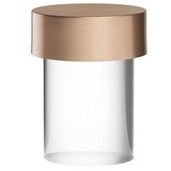 Flos Last Order Rechargeable Indoor Table Lamp in Copper with Clear Base