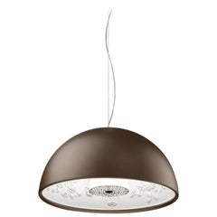 Petite lampe  suspension  gradation Flos Skygarden en marron par Marcel Wanders