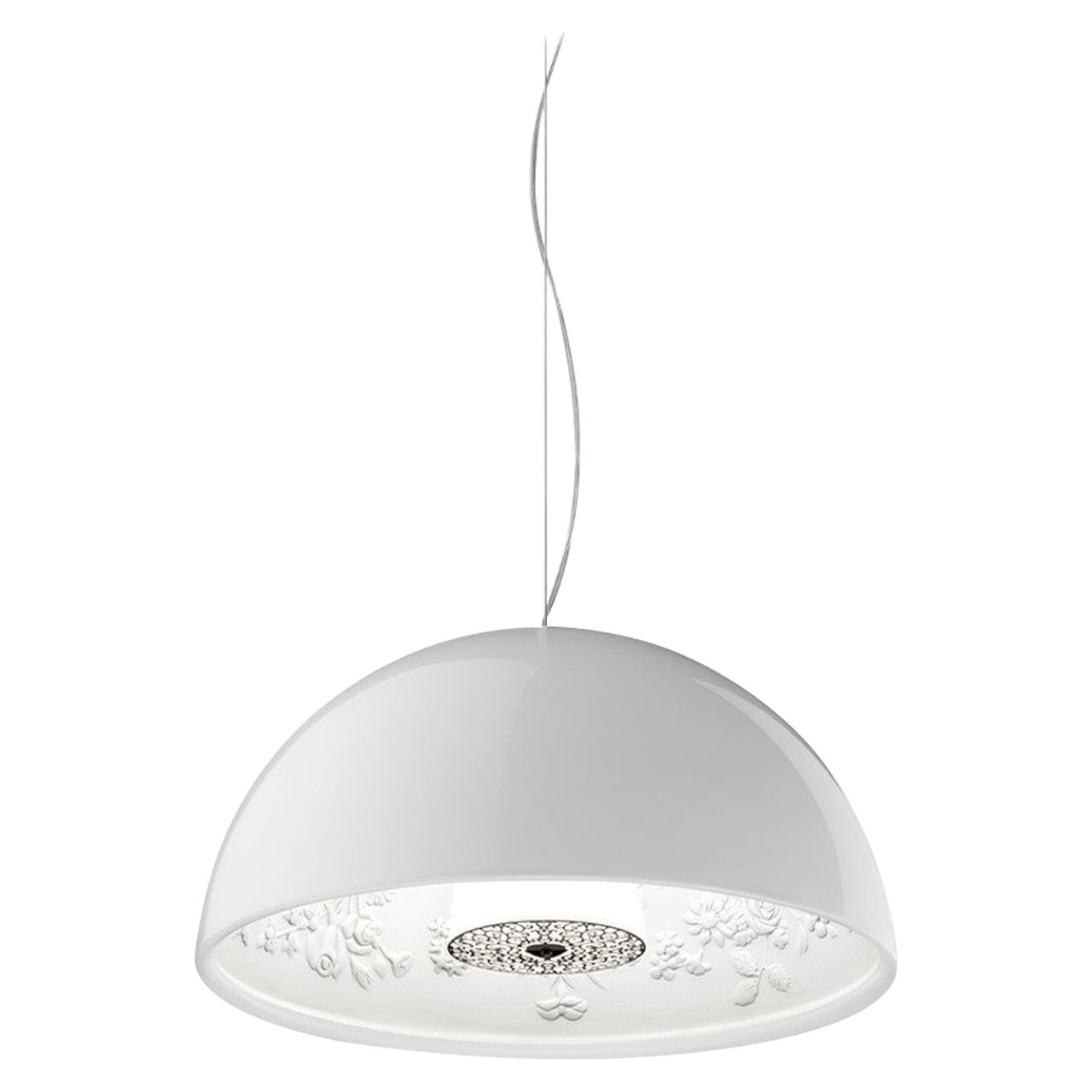 Flos Small Skygarden Pendant Dimmable Light in White by Marcel Wanders