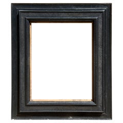 Dutch Style Frame, Ebonized Wood, 19th Century