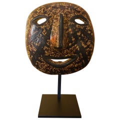 Máscara de cerámica, Accolay, Francia, años 60