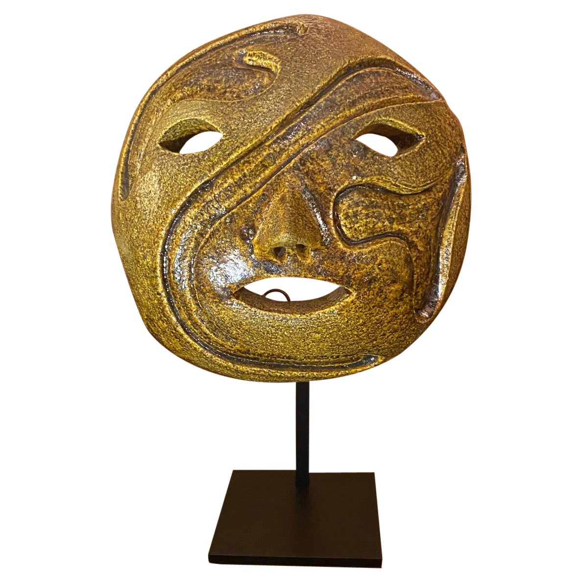 Ceramic Mask, Accolay, France, 1960s