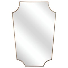 Vintage Large Italian Brass Mirror