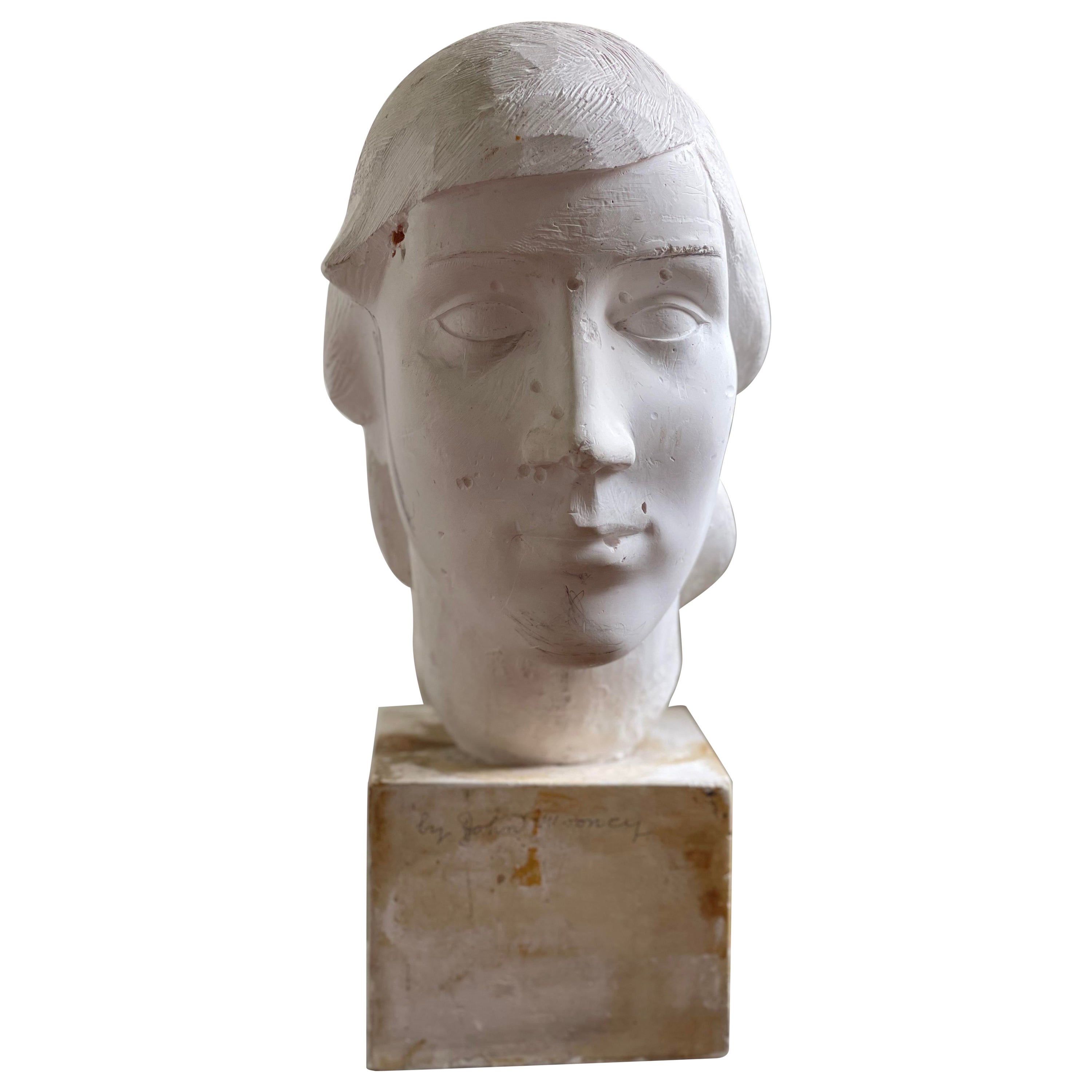 Mid 20th Century Plaster Bust For Sale
