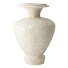 Hydria Hueso Stoneware Vase by Raquel Vidal and Pedro Paz
