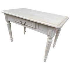 Used Late 19th Century French Butcher Side Table, 1890