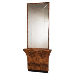 Used Art Deco Console with Mirror