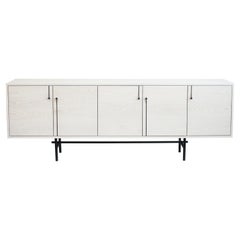 Modern Wood 'Credenza Three' Cabinet by Last Workshop in Bleached Ash