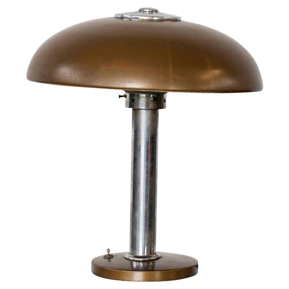Gio Ponti Aluminium Table Lamp by Pollice, Mid-Century Modern, 1940s Italy