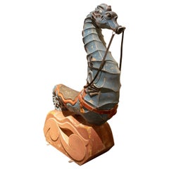 1950s Hand-Painted Resin Seahorse in Various Colors