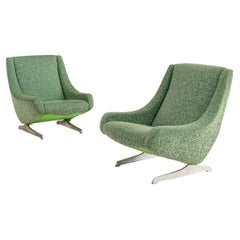 Pair of midcentury armchairs attributed to Vladimir Kagan,1960