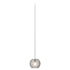 Vistosi Pendant Light in Smoky Striped Glass