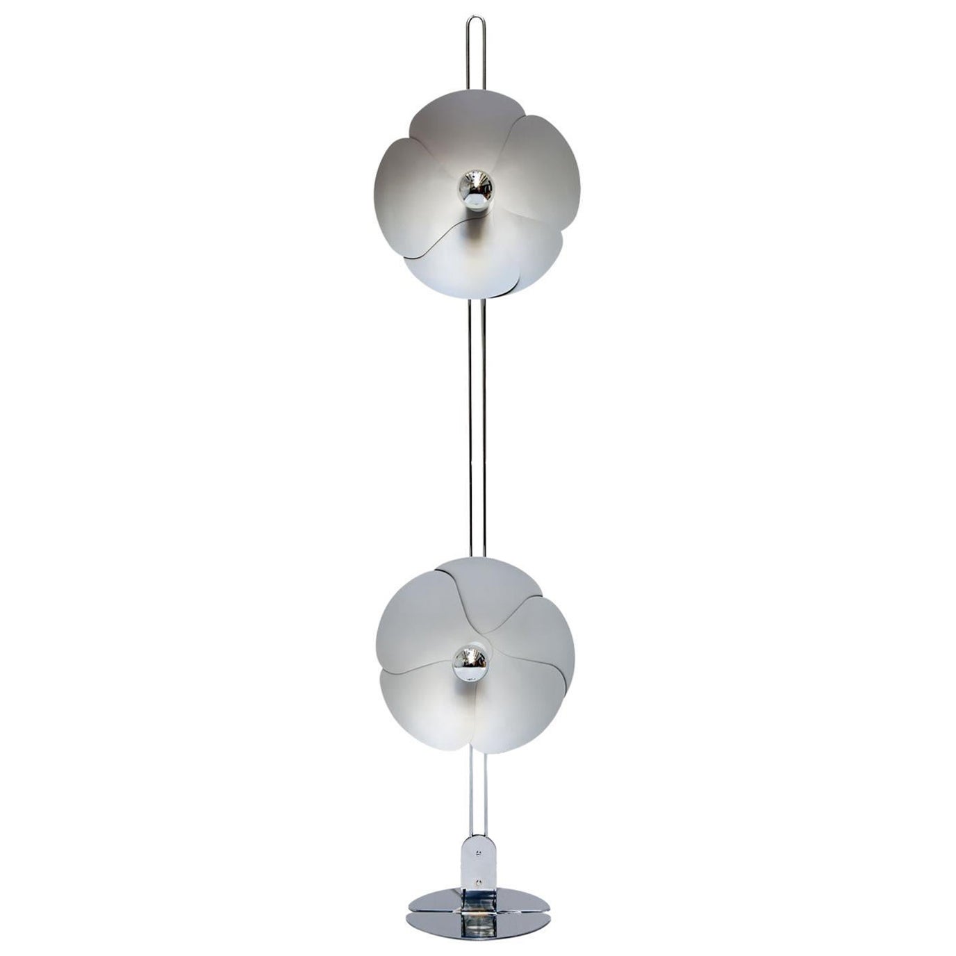  Lampadaire « Double fleur » Olivier Mourgue 1968   VOIR LA VIDÉO  en vente